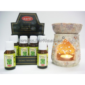 Oleo perfumado Aarti Cha Verde 15ml (pack 12)